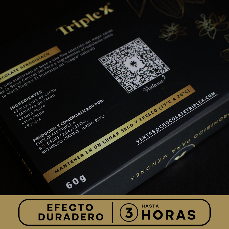 CHOCOLATE PREMIUM AFRODISIACO TRIPLE X®